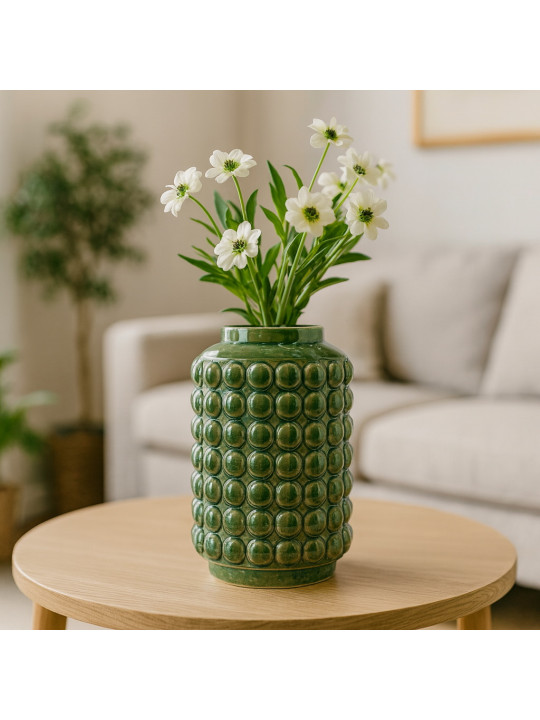 Ваза KOOPMAN VASE BOBBLE 27CM 2ASS CLR (981712) (095202970)