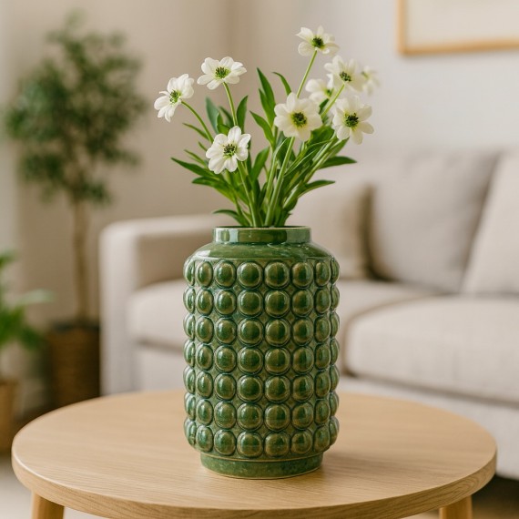 Ваза KOOPMAN VASE BOBBLE 27CM 2ASS CLR (981712) (095202970)