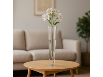 Vases KOOPMAN VASE CONICAL GLASS 19XH70CM (436519) (DS4000100)