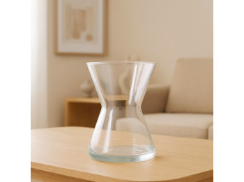 Ծաղկաման KOOPMAN VASE GLASS 160XH200MM TRANSPAR (442305) (008000230)