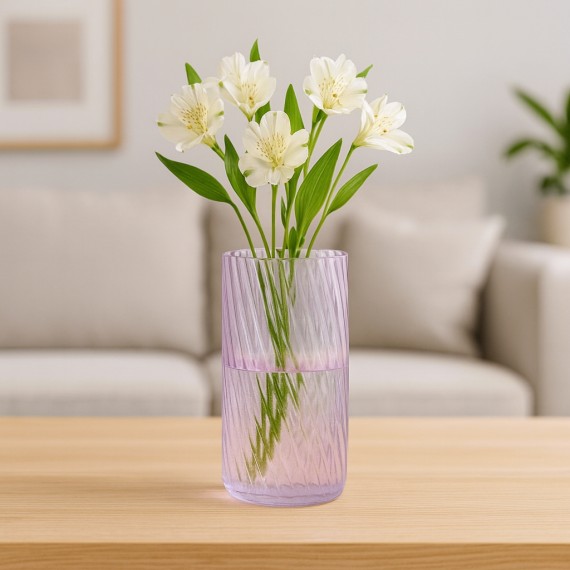 Vase KOOPMAN VASE GLASS 4ASS COLOE (392488) (HC5000270)