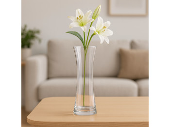 Vases KOOPMAN VASE GLASS DIA 14X26CM (480225) (332000090)