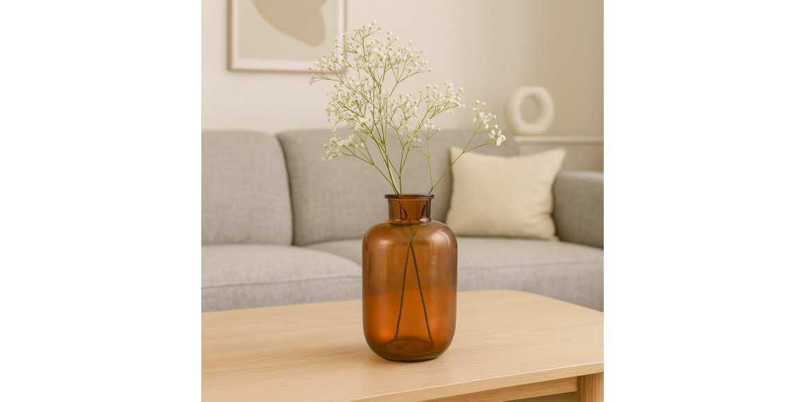 Ваза KOOPMAN VASE GLASS DIA 170XH280MM 3ASS (233699) (YE1000600)