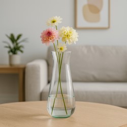 Ваза KOOPMAN VASE GLASS RECYCLED 1200ML (YE1000800)