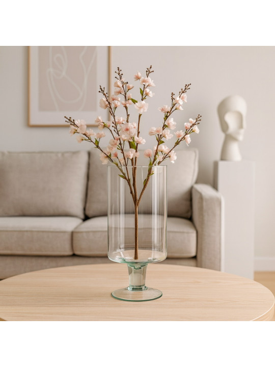 Ваза KOOPMAN VASE GLASS RECYCLED 180XH350MM (442619) (YE6000480)
