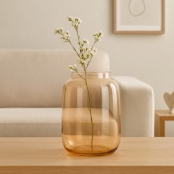 Ваза KOOPMAN VASE GLASS170XH260MM LUSTER (233736) (YE1000640)