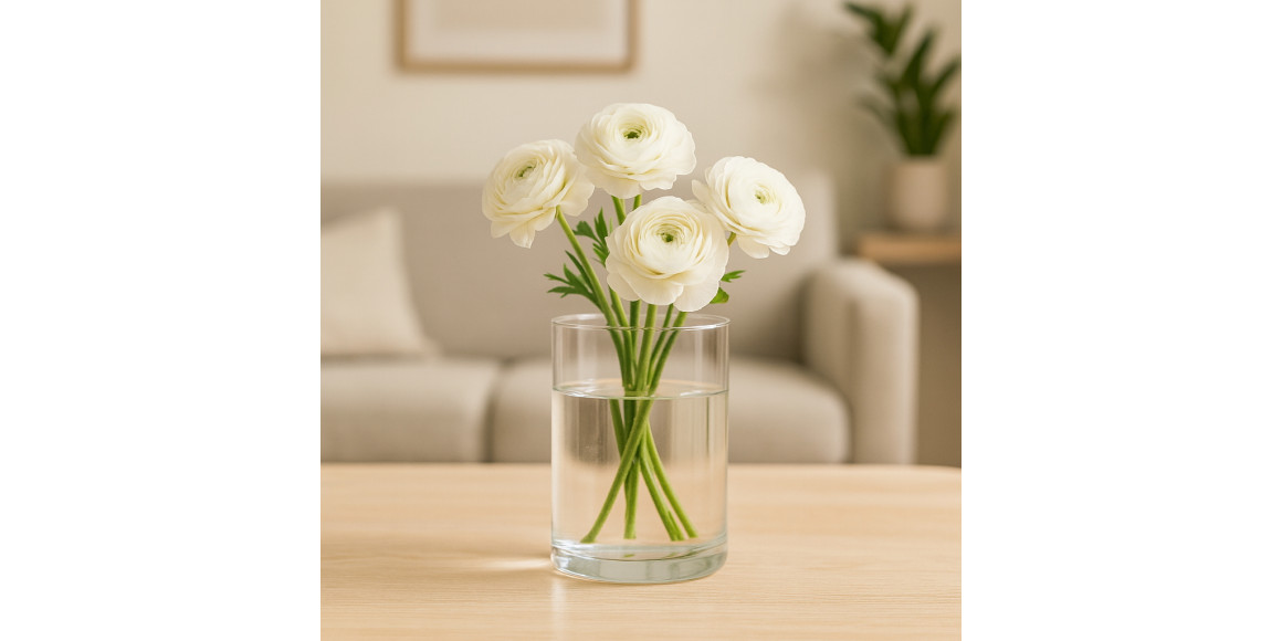 Ваза KOOPMAN VASE RECLYCLED GLASS 15XH20CM (234603) (YE6000760)