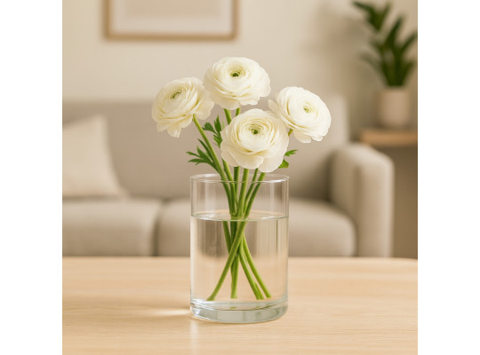 Ваза KOOPMAN VASE RECLYCLED GLASS 15XH20CM (234603) (YE6000760)
