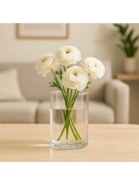 Ծաղկաման KOOPMAN VASE RECLYCLED GLASS 15XH20CM (234603) (YE6000760)