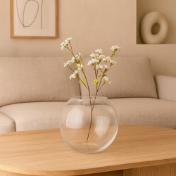 Ваза KOOPMAN VASE RECYCLED GLASS 250XH210MM (855020) (332000030)