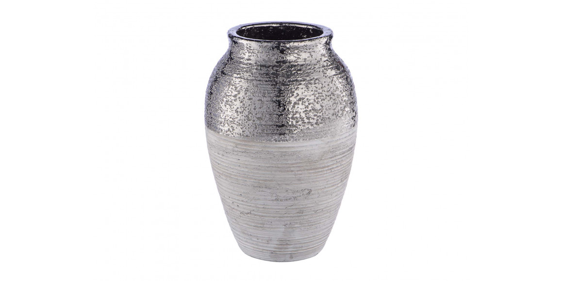 Vases MAGAMAX VASE TEXTURA Д160 Ш160 В250 METAL GREY (CHA1)