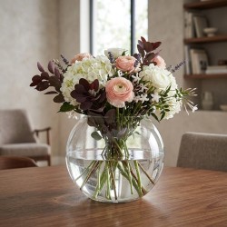 Vase KOOPMAN VASE RECYCLED GLASS 250XH210MM (855020) (332000030)