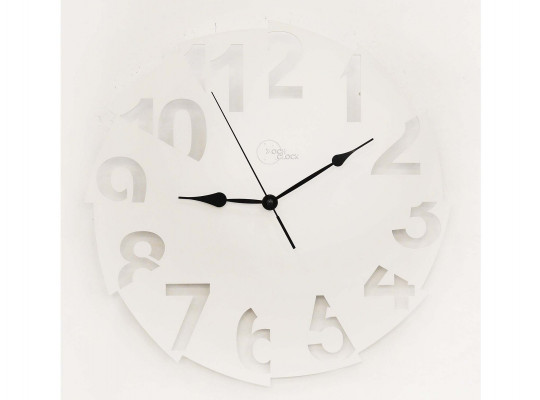 Wall clock KOCH 848106 WHITE 