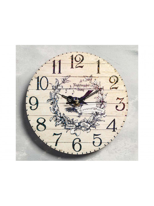 Wall clock SIMA-LAND BIRDIE d=23.5 5470272