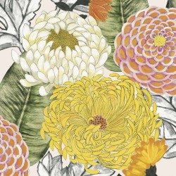 Non-woven wallpaper DECOPRINT KYOTO ORANGE (BR24030)