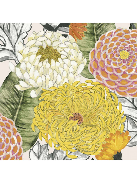 Флизелиновые обои DECOPRINT KYOTO ORANGE (BR24030)