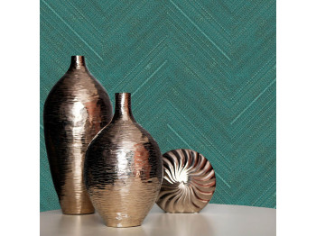 Ֆլիզելինային պաստառ DECOPRINT PERLA HARRINGTONE EMERALD (NHW1020)