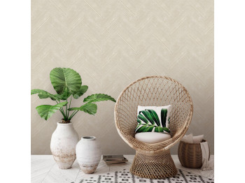 Ֆլիզելինային պաստառ DECOPRINT PERLA HARRINGTONE LIGHT NATURAL (NHW1019)