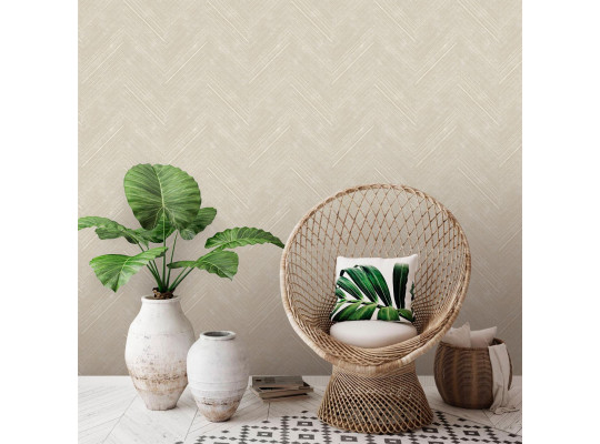 Ֆլիզելինային պաստառ DECOPRINT PERLA HARRINGTONE LIGHT NATURAL (NHW1019)