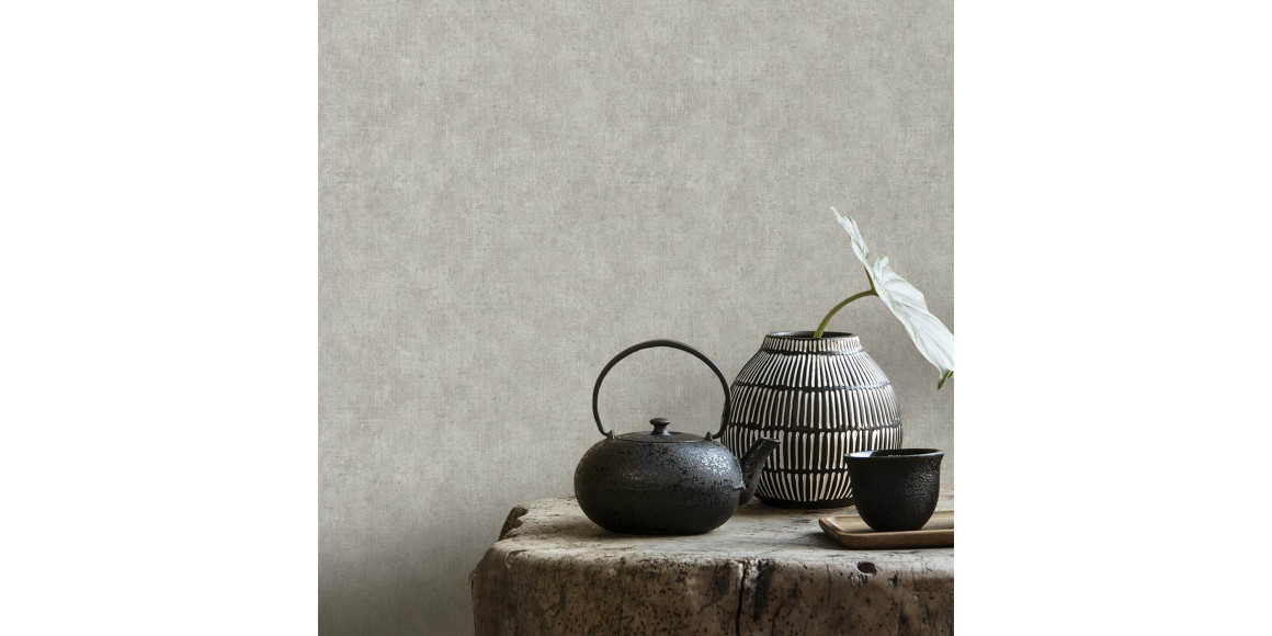 Non-woven wallpaper DECOPRINT PERLA RAMIE DOVE (NHW1005)