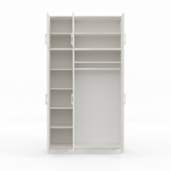 Wardrobe HOBEL E-135X250 CL/01 (WH) ORMA 144 (7) 