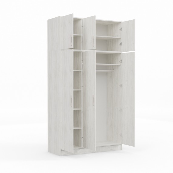 Wardrobe HOBEL E-135X250 CL/01 (WH) ORMA 144 (7) 