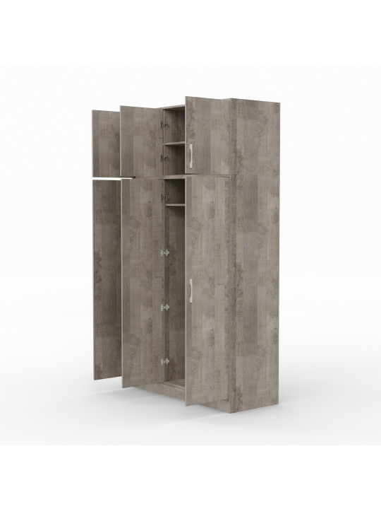 Զգեստապահարան HOBEL E-135X250 CL/01 (WH) K355 (7) 