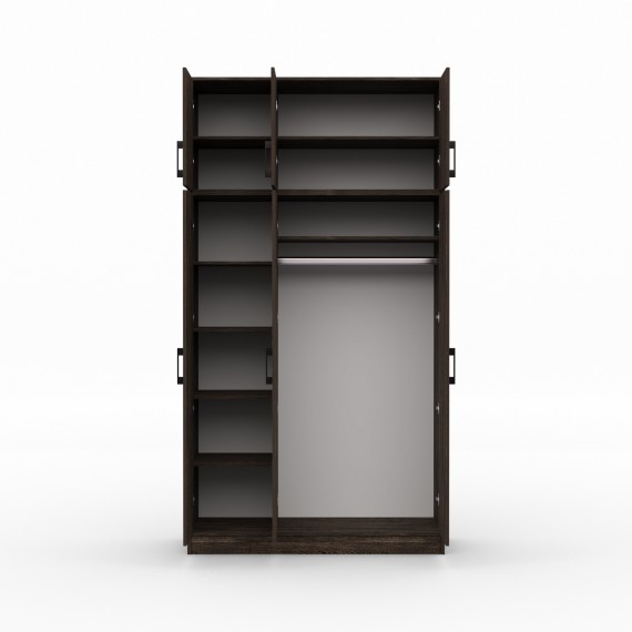 Զգեստապահարան HOBEL E-135X250 UZ-819 BLACK 7648 (7) 