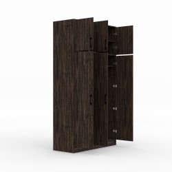 Платяной шкаф HOBEL E-135X250 UZ-819 BLACK 7648 (7) 