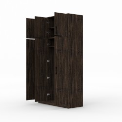Платяной шкаф HOBEL E-135X250 UZ-819 BLACK 7648 (7) 