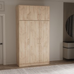 Платяной шкаф HOBEL E-135X250 UZ-819 INOX K107 (7) 