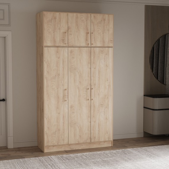 Զգեստապահարան HOBEL E-135X250 UZ-819 INOX K107 (7) 