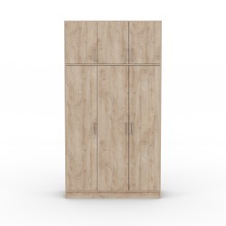 Платяной шкаф HOBEL E-135X250 UZ-819 INOX K107 (7) 