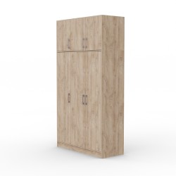 Платяной шкаф HOBEL E-135X250 UZ-819 INOX K107 (7) 