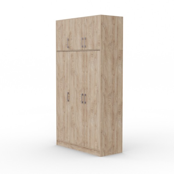 Զգեստապահարան HOBEL E-135X250 UZ-819 INOX K107 (7) 