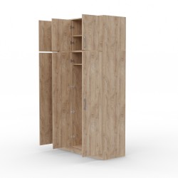 Платяной шкаф HOBEL E-135X250 UZ-819 INOX K107 (7) 