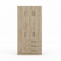 Платяной шкаф HOBEL EX-B36 UZ-819 BLACK K002 (6) 