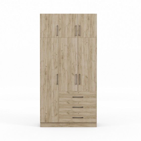 Wardrobe HOBEL EX-B36 UZ-819 BLACK K002 (6) 