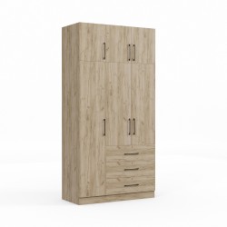 Платяной шкаф HOBEL EX-B36 UZ-819 BLACK K002 (6) 