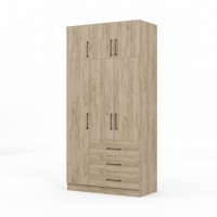 Платяной шкаф HOBEL EX-B36 UZ-819 BLACK K002 (6) 