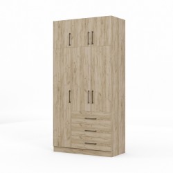Платяной шкаф HOBEL EX-B36 UZ-819 BLACK K002 (6) 