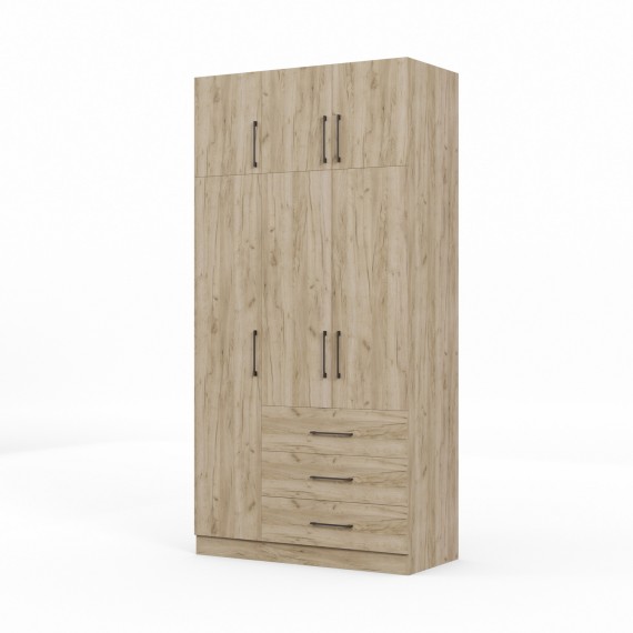 Wardrobe HOBEL EX-B36 UZ-819 BLACK K002 (6) 