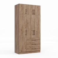 Платяной шкаф HOBEL EX-B36 UZ-819 BLACK K004 (6) 