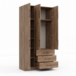 Платяной шкаф HOBEL EX-B36 UZ-819 BLACK K004 (6) 
