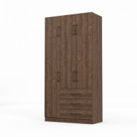 Платяной шкаф HOBEL EX-B36 UZ-819 BLACK K090 (6) 