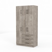 Платяной шкаф HOBEL EX-B36 UZ-819 BLACK K355 (6) 