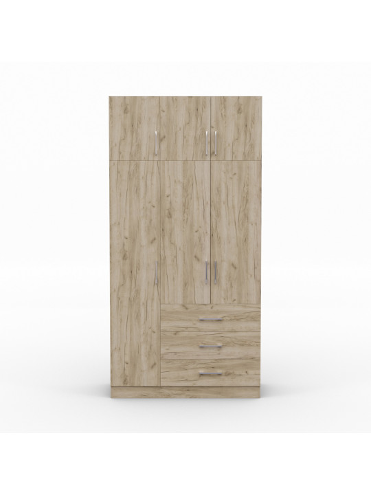 Զգեստապահարան HOBEL EX-B36 UZ-819 INOX K002 (7) 