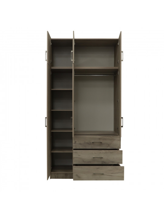 Զգեստապահարան HOBEL EX-B36 UZ-819 INOX K002 (7) 