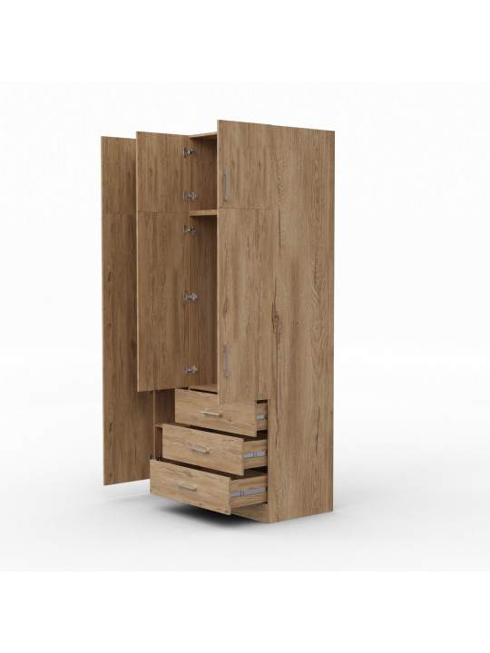 Զգեստապահարան HOBEL EX-B36 UZ-819 INOX K544 (7) 