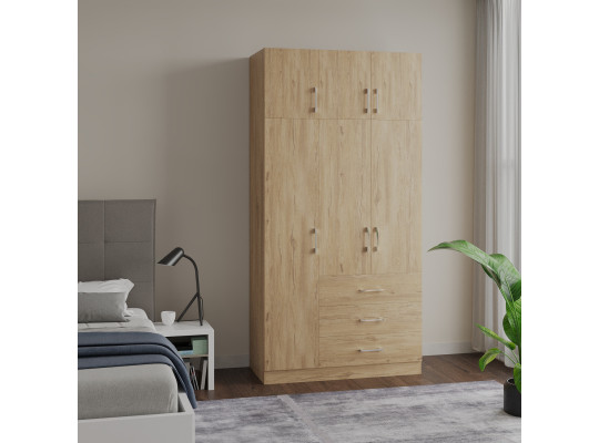 Զգեստապահարան HOBEL EX-B36 UZ-819 INOX K544 (7) 